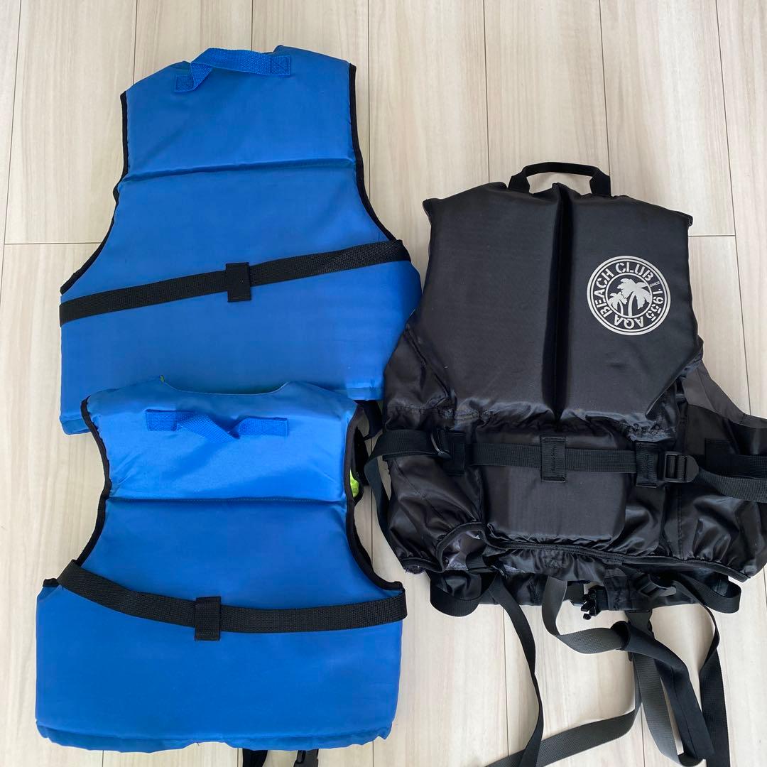 【kids用シューズ2足付き】LOGOSとAQAライフジャケットセット