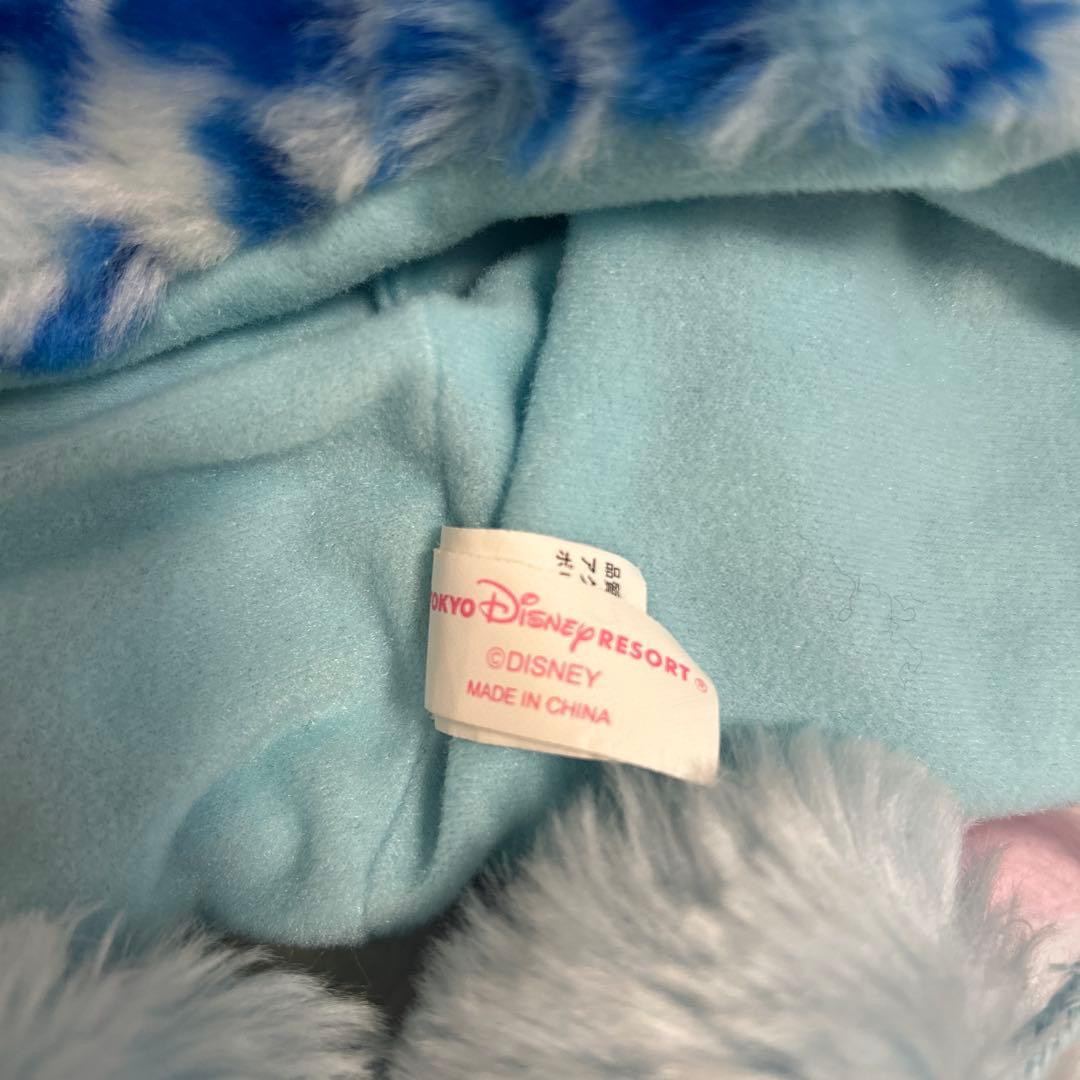 東京ディズニーリゾート ヒョウ柄帽子　青　ブルー