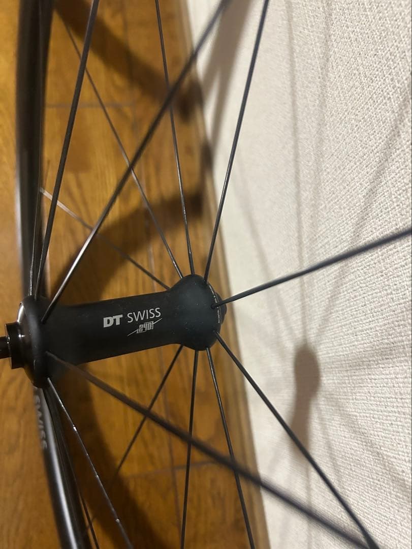 dt swissスプラインPRC1400カーボンホイールセットフロントジャンク