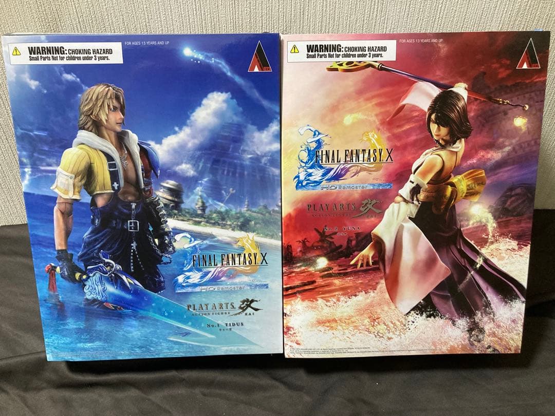 プレイアーツ ティーダ ユウナ フィギュア 新品 ファイナルファンタジー