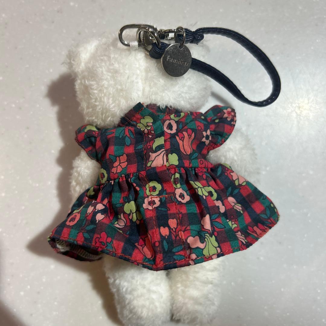 未使用 非売品 ファミリア familiar ベアー リバティ キーホルダー