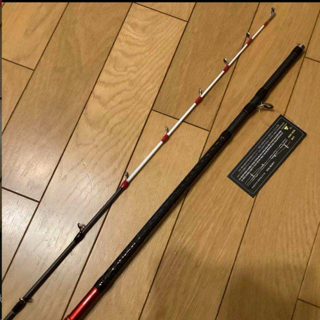 大物　中深海　1.8m MAX300g 2ピースロッド&カウンター付ベイトリール