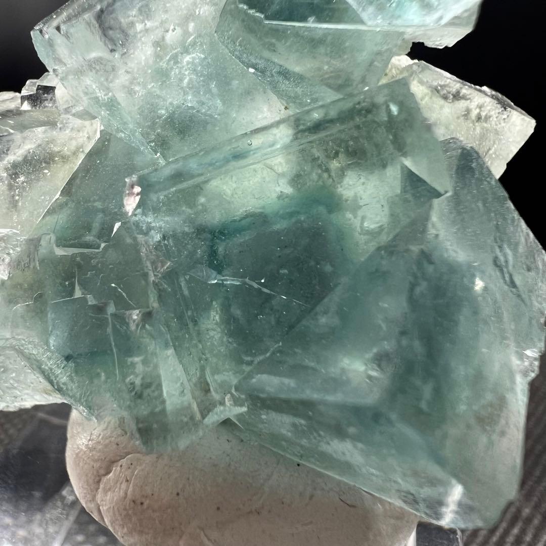 ヤオガンシャン　「白群」ウィンドウ　「白緑」フローライト