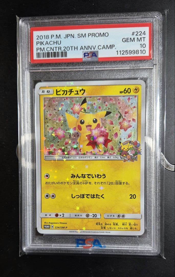 2018 ピカチュウ SM PROMO #224　ポケカ