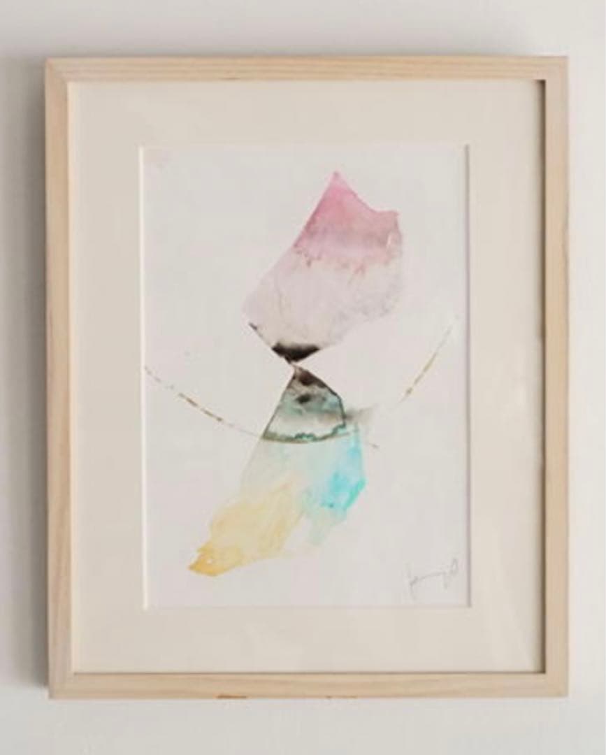 野村佳代　原画　作品　絵画　美術　水彩画　抽象画