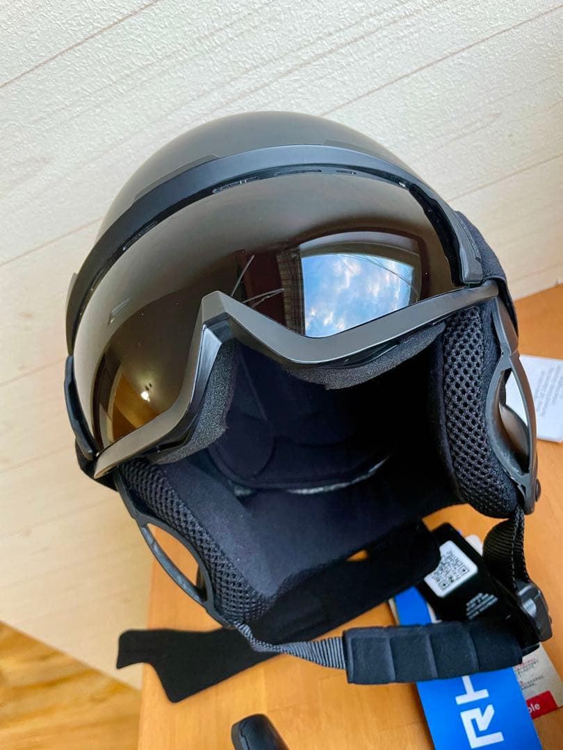 Ruroc RG1-DX スノーボードヘルメットーマットブラック/サイズ：S