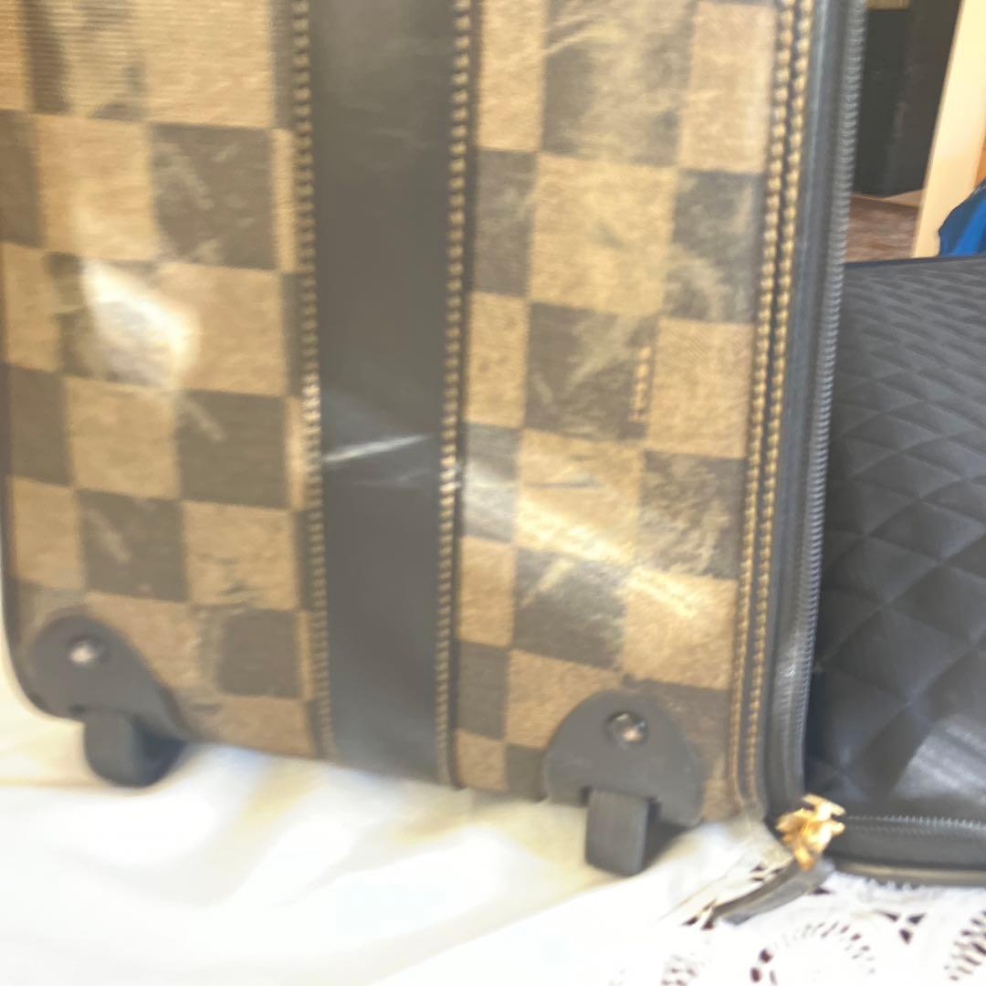 フェンディ　超大型チェッカーパターンキャリーケース