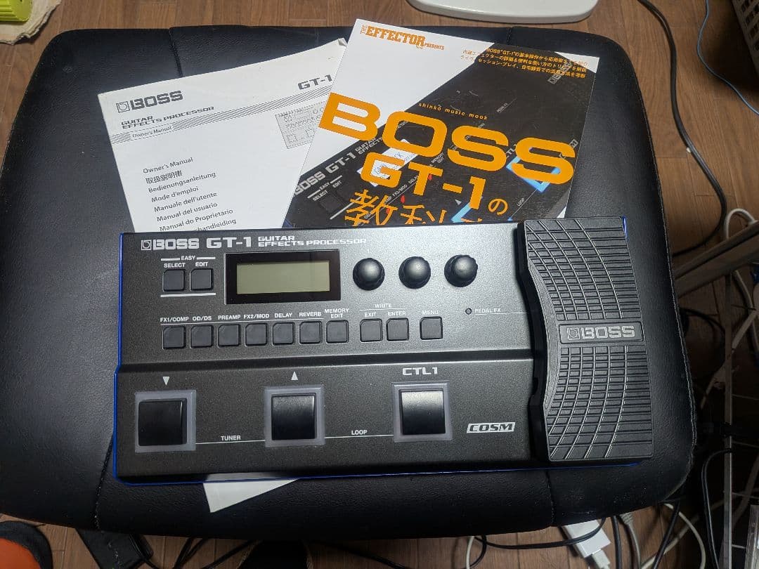 BOSS GT-1 マルチ 教科書＆アダプター付