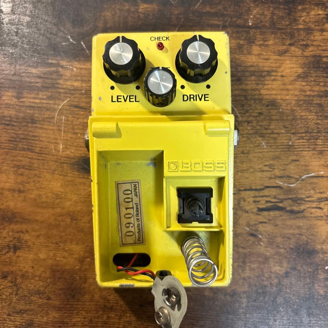 エレキマン BOSS SD-1 1981年5月製　NEC4558C