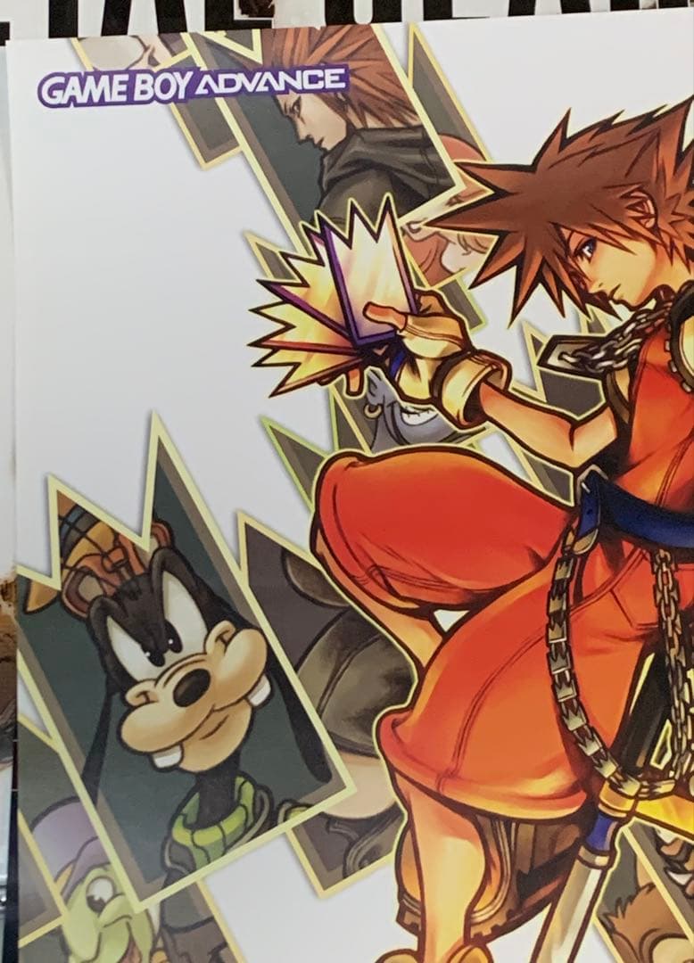 【B2・折れ跡あり】 キングダムハーツ チェインオブメモリーズ 販促 ポスター