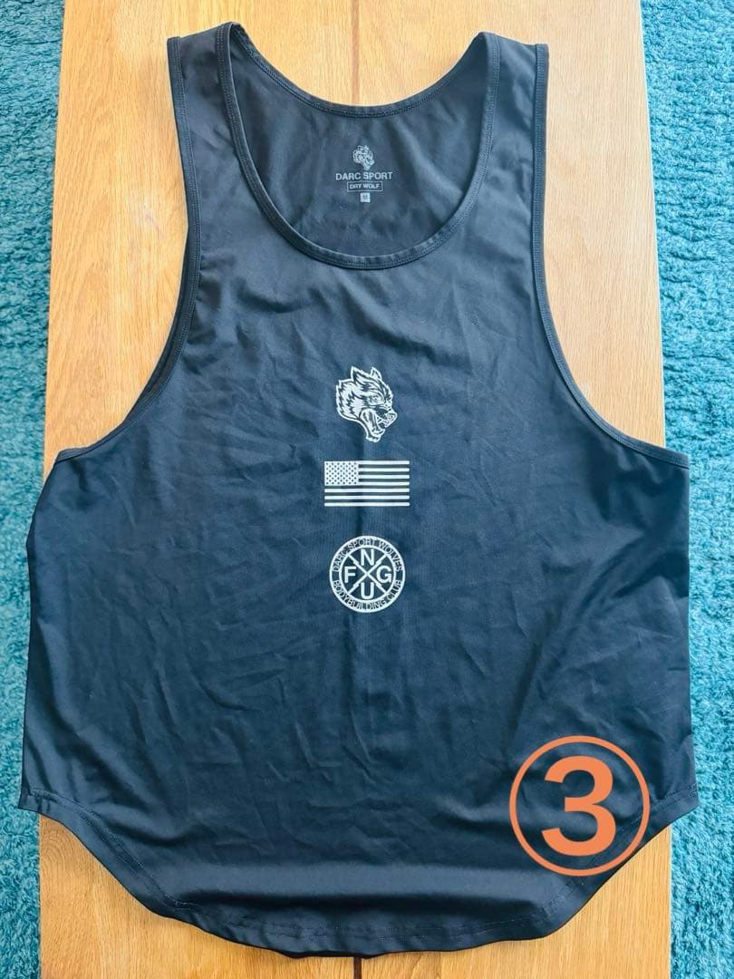 DARC SPORT ブラックタンクトップ