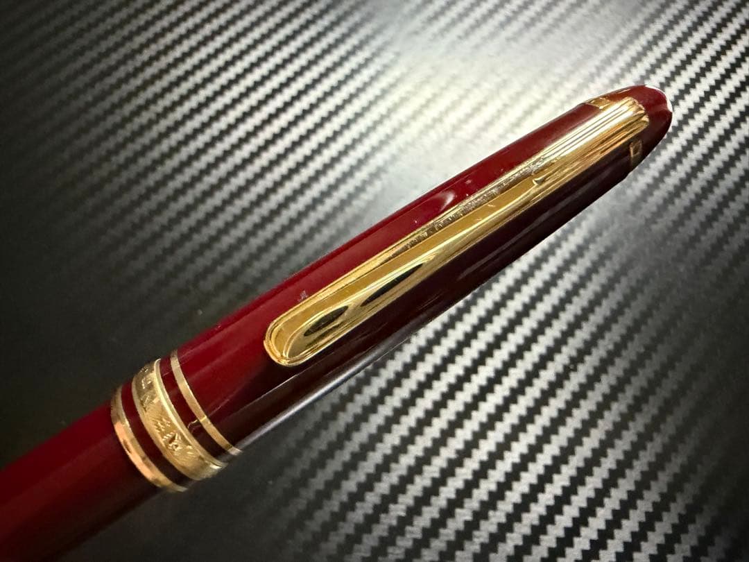 未使用に近い モンブラン 144 ボルドー 全金 M 中字 万年筆