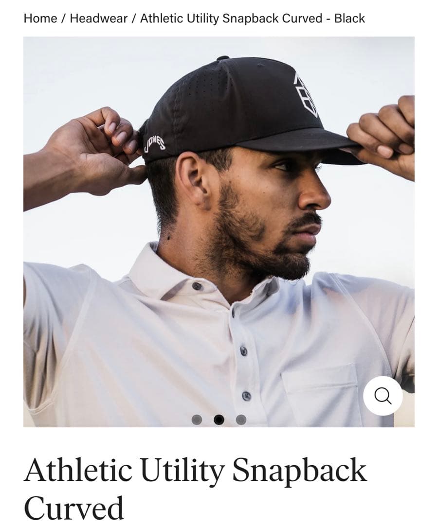 Jeiru Jones Sports Golf ゴルフ キャップ ブラック