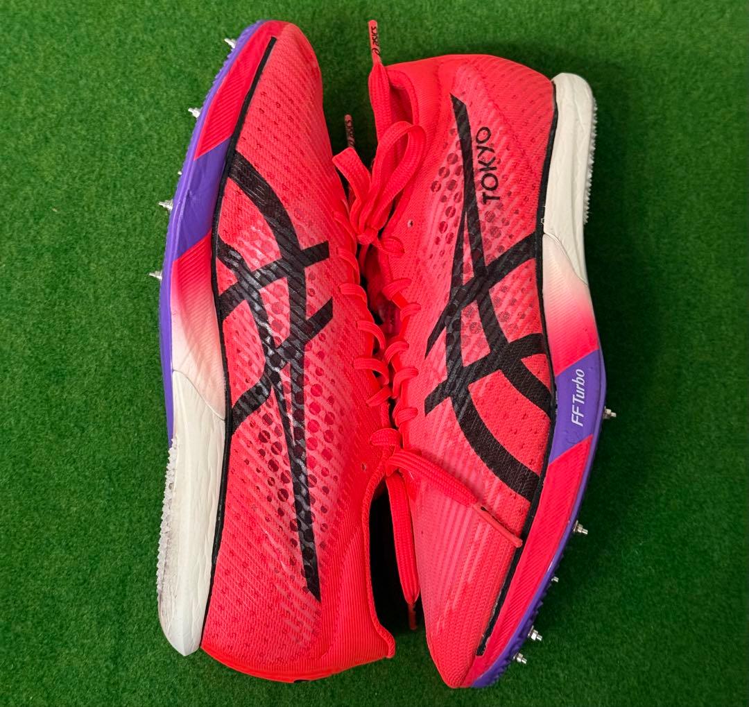 アシックス メタスピードMD レッド系24.5cm