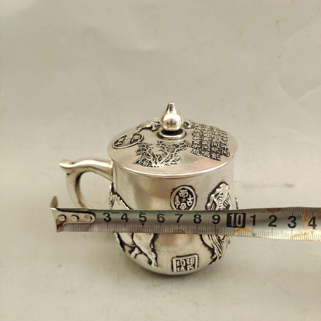 五牛豊登蓋碗 飲茶食器 中国茶器 煎茶道具 現代工芸品美術品 置物