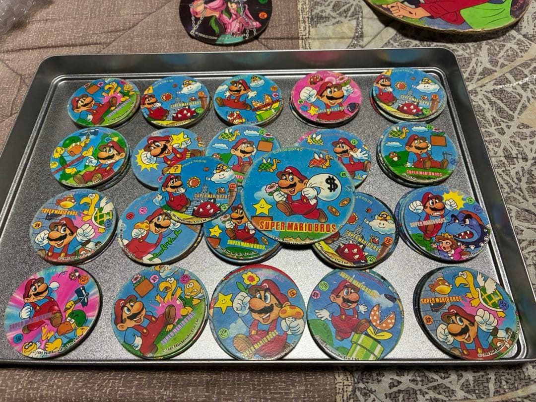 ドラゴンボールZなどレトロめんこ208枚超大量♪特大18cmジャンボメンコ