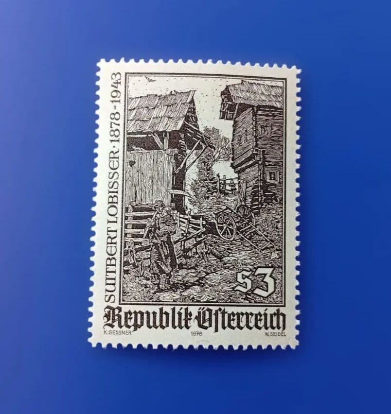 外国切手 台灣 中華民国 蒋夫人山水畫4種完 未使用