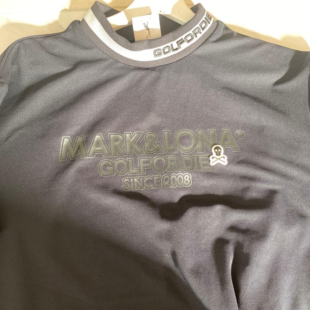 MARK&LONA ゴルフ用シャツ ブラック