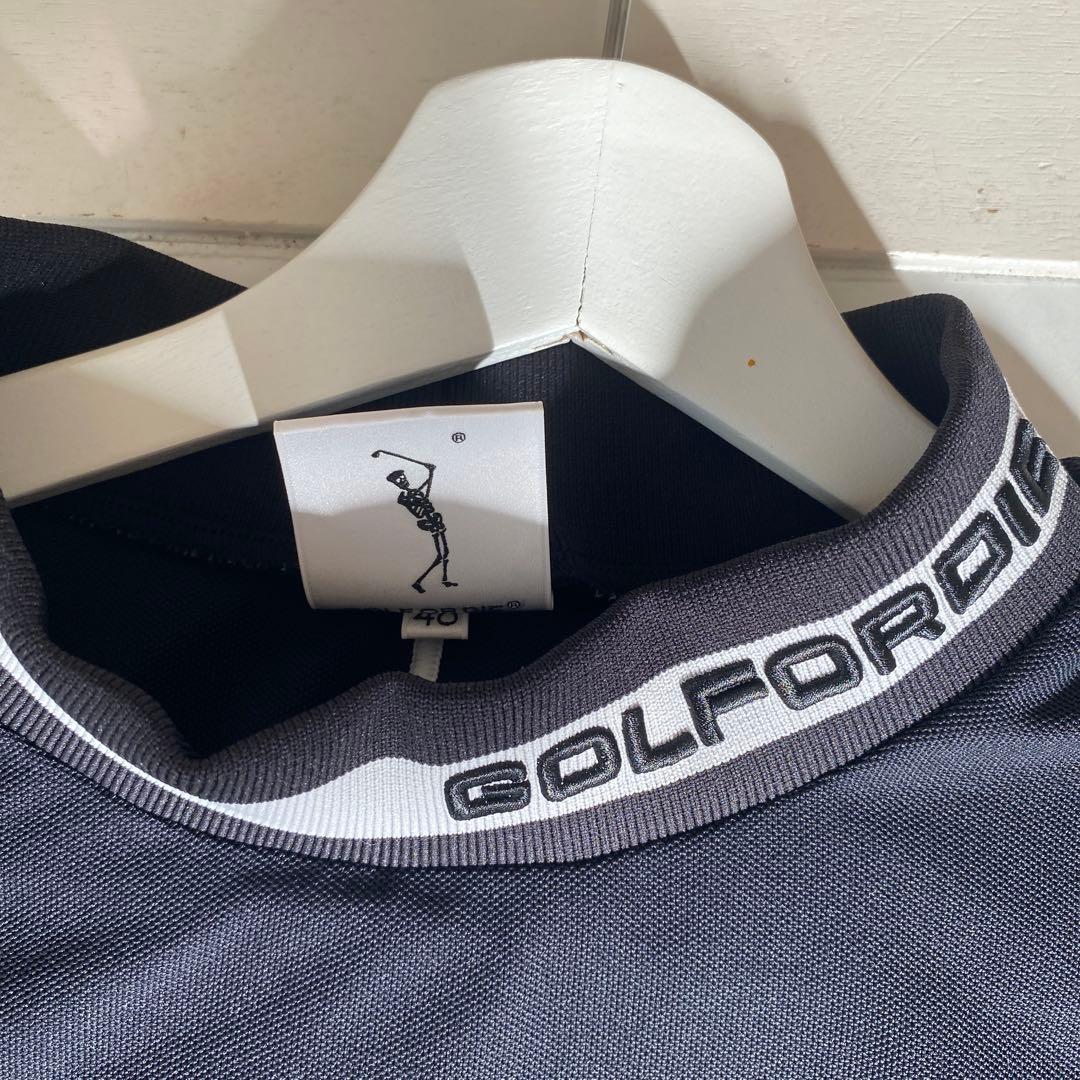 MARK&LONA ゴルフ用シャツ ブラック