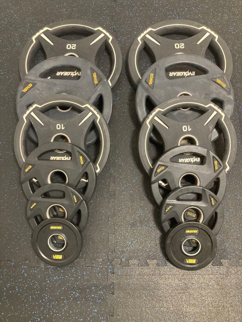 オリンピックバーベルプレート(50mm用)セット