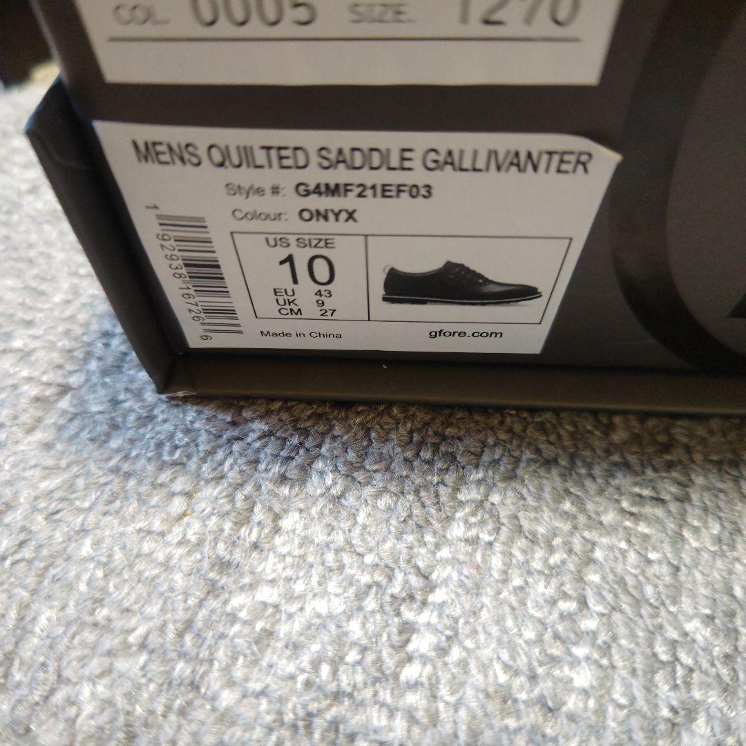 G/FORE ゴルフシューズ 黒 レザー土曜日まで値下げ