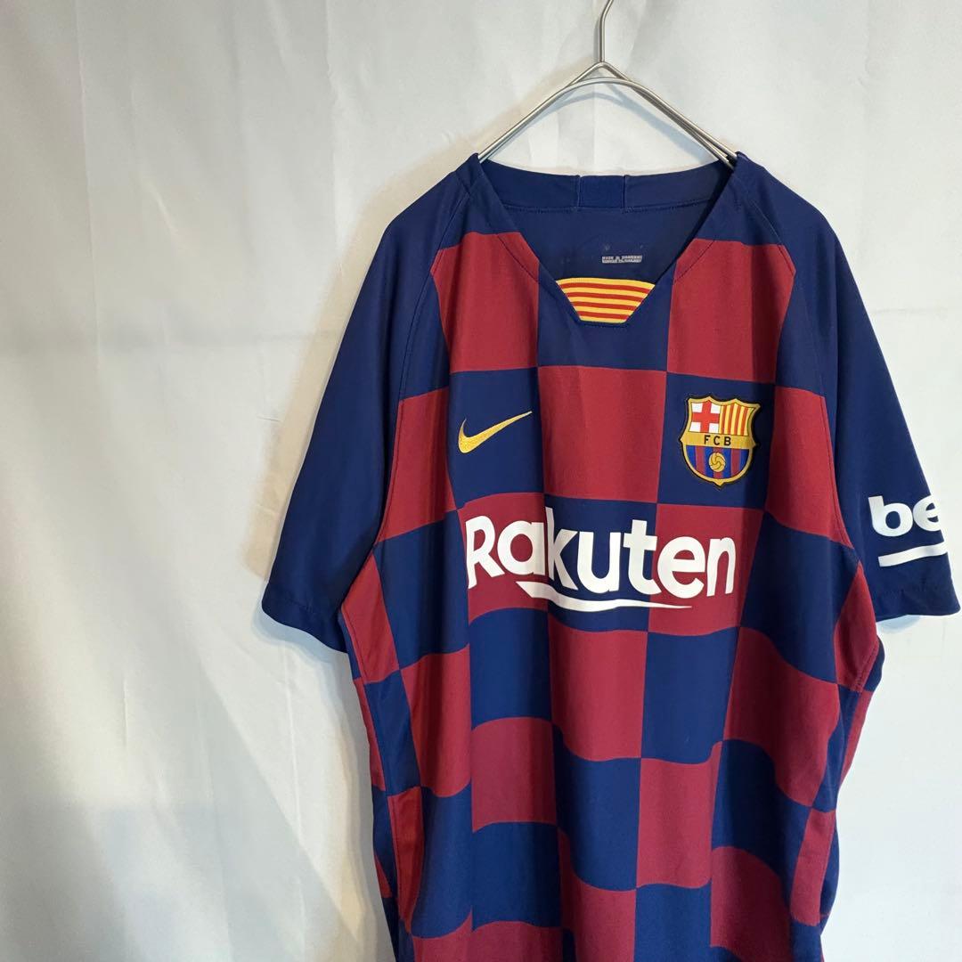 18/19 NIKE バルセロナ　ゲームシャツ　ユニフォーム　メッシ　　L