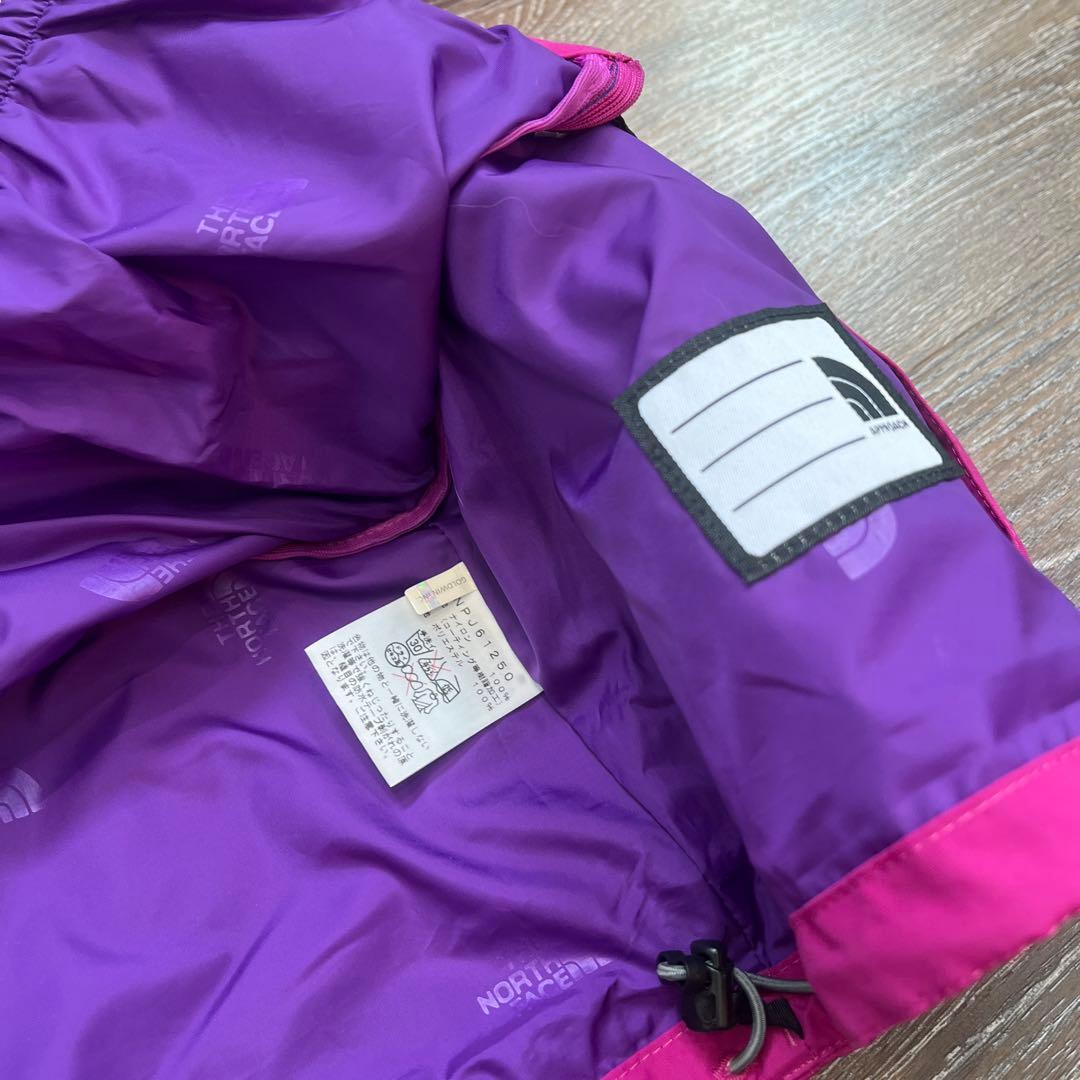 ノースフェイス　130 スキーウェア　パンツ　サイドフルオープン　高機能　女の子