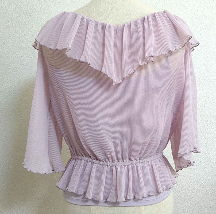 yuzu 茨城様☆チャコット　薄紫　M ラップスタイル　レッスンウェア　トップス