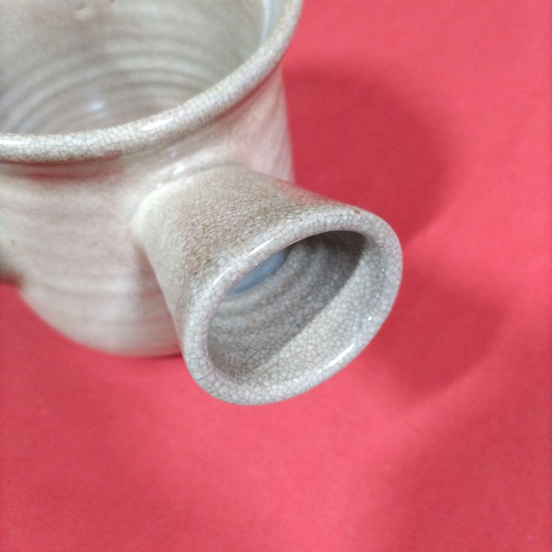 萩焼の大きな横手急須 田原陶兵衛 箱無 昭和初期 煎茶道具 宝瓶