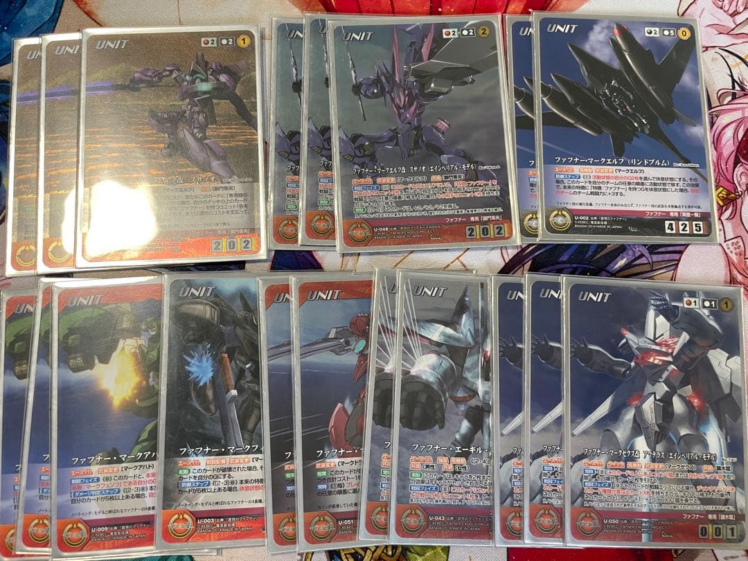 クルセイド赤ファフナーデッキMPデッキパーツ多数