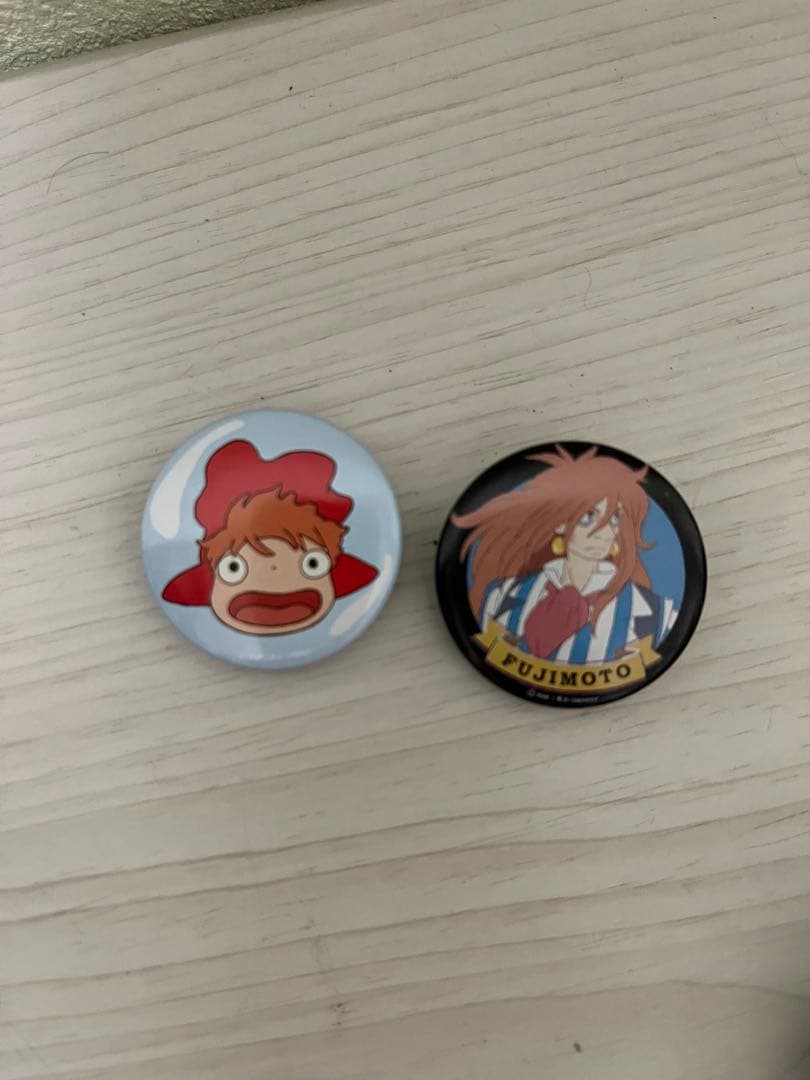 崖の上のポニョ　マグネット　チャーム　缶バッジ　キーホルダー