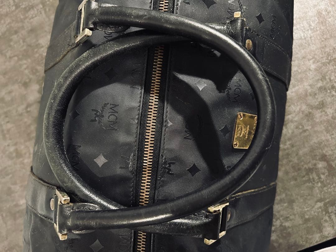 MCM ブラック ボストンバッグ