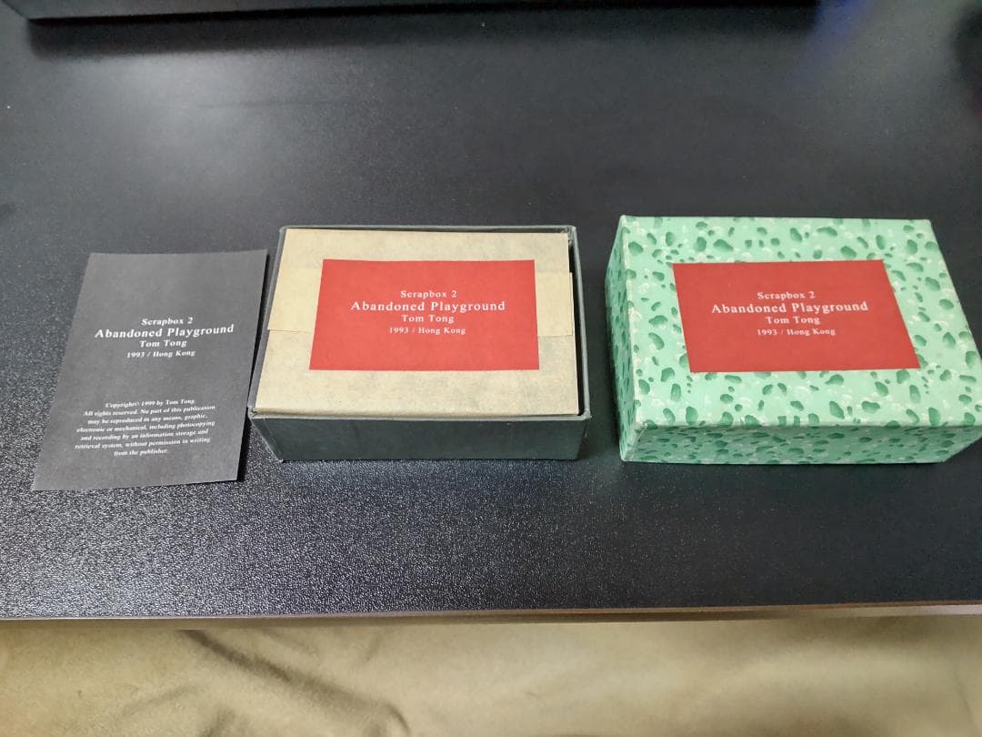 Tom Tong　現代アート　BOXカード型　コラージュ作品＊印刷