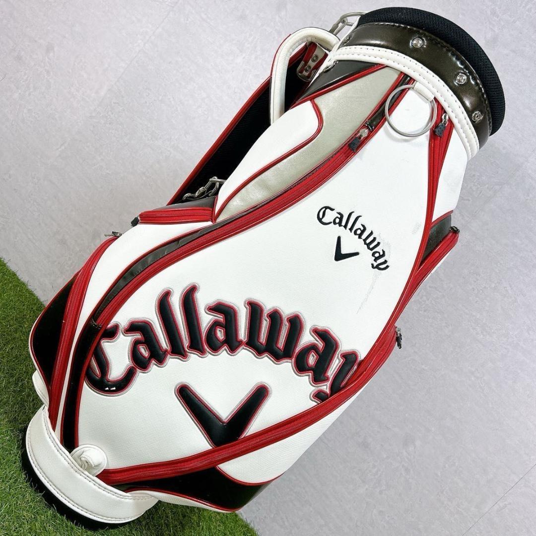 Callaway キャロウェイ メンズ ゴルフ キャディバッグ 白　ホワイト