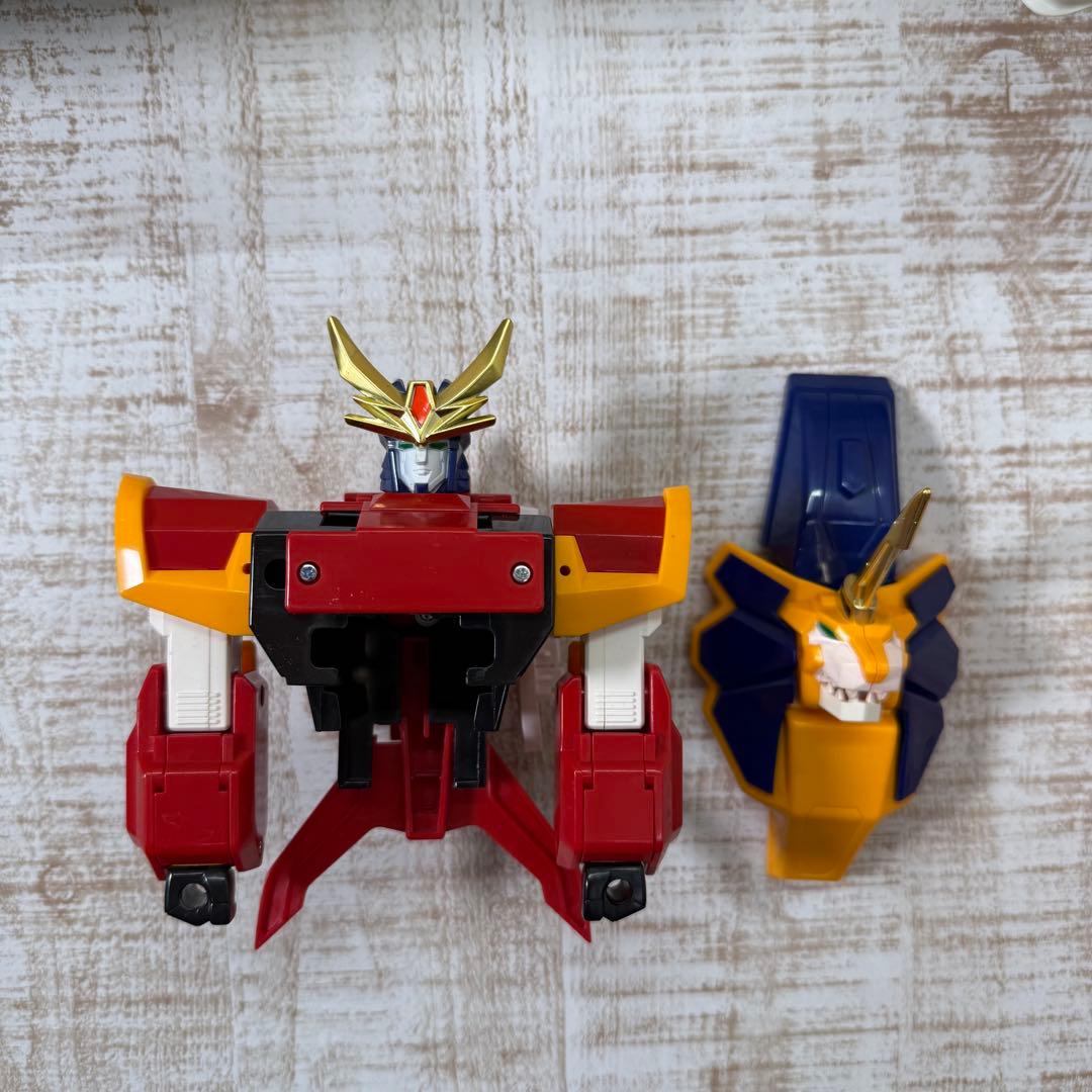 レア　韓国版 当時物 絶対無敵ライジンオー 超無敵合体ゴッドライジンオーセット