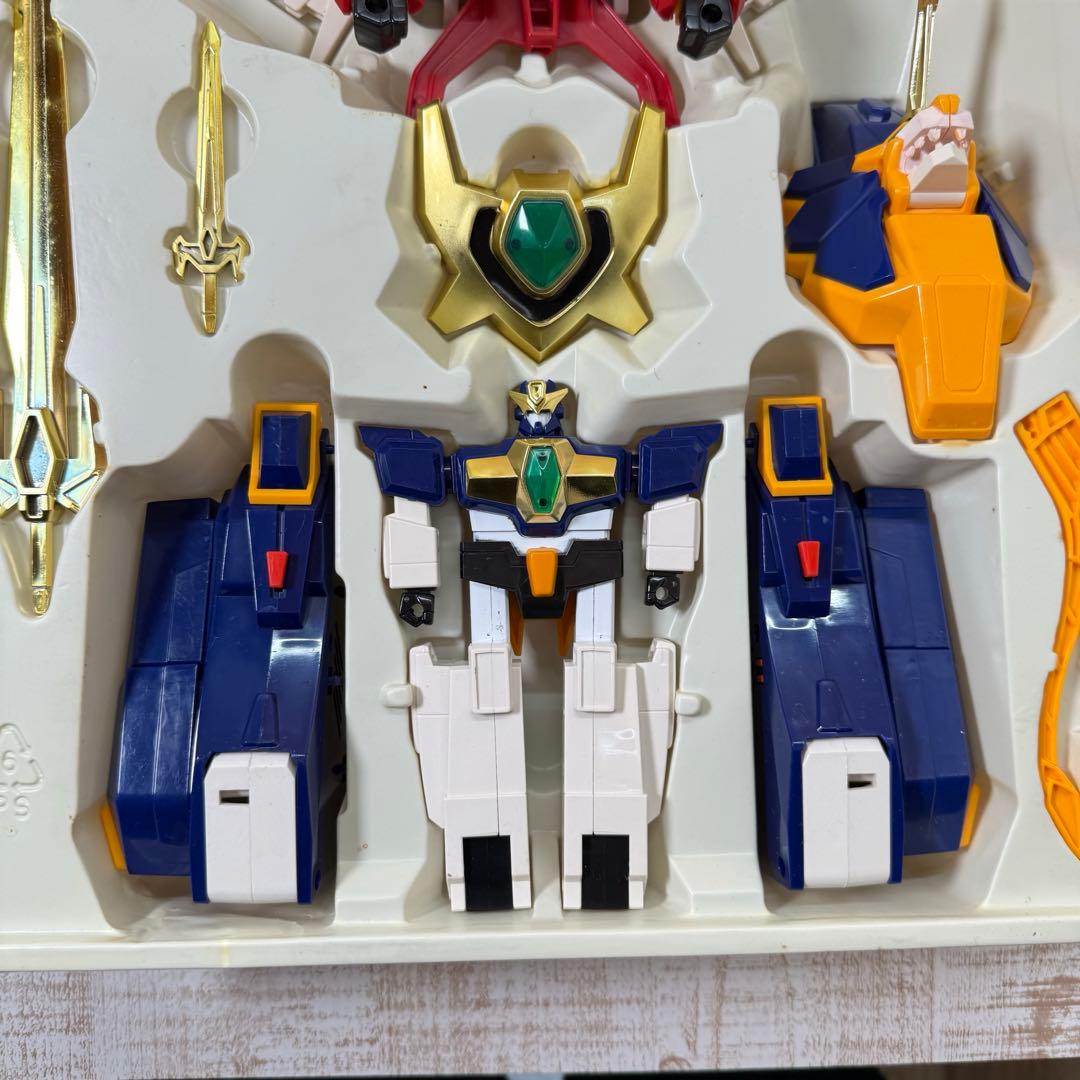 レア　韓国版 当時物 絶対無敵ライジンオー 超無敵合体ゴッドライジンオーセット