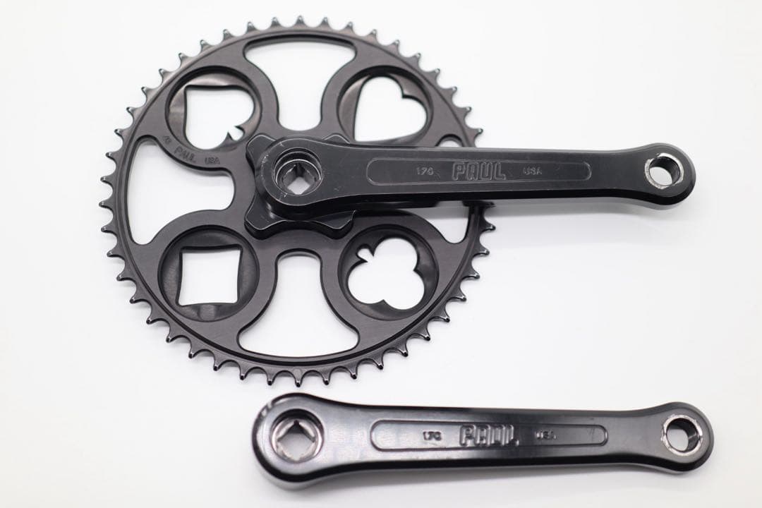 ★ PAUL 100% クランク 46T 170 ピスト ブルーラグ サーリー