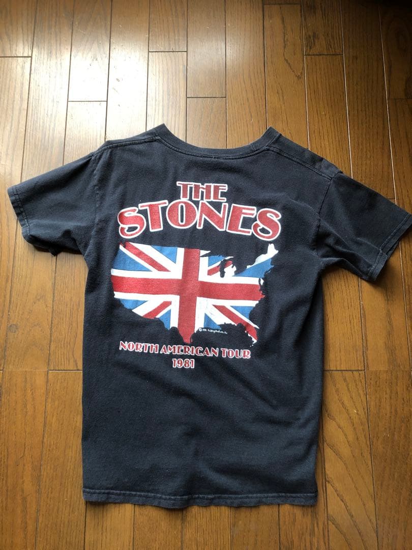 Rolling Stones 1981 ツアー Tシャツ　サイズ14-16 S