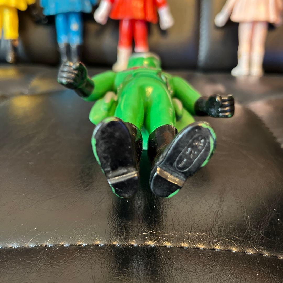 ゴレンジャー　ソフビ　当時物