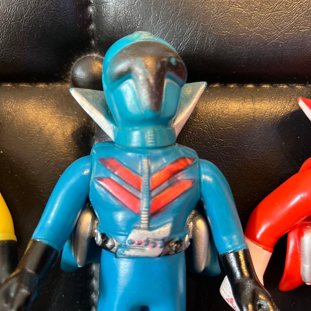 ゴレンジャー　ソフビ　当時物