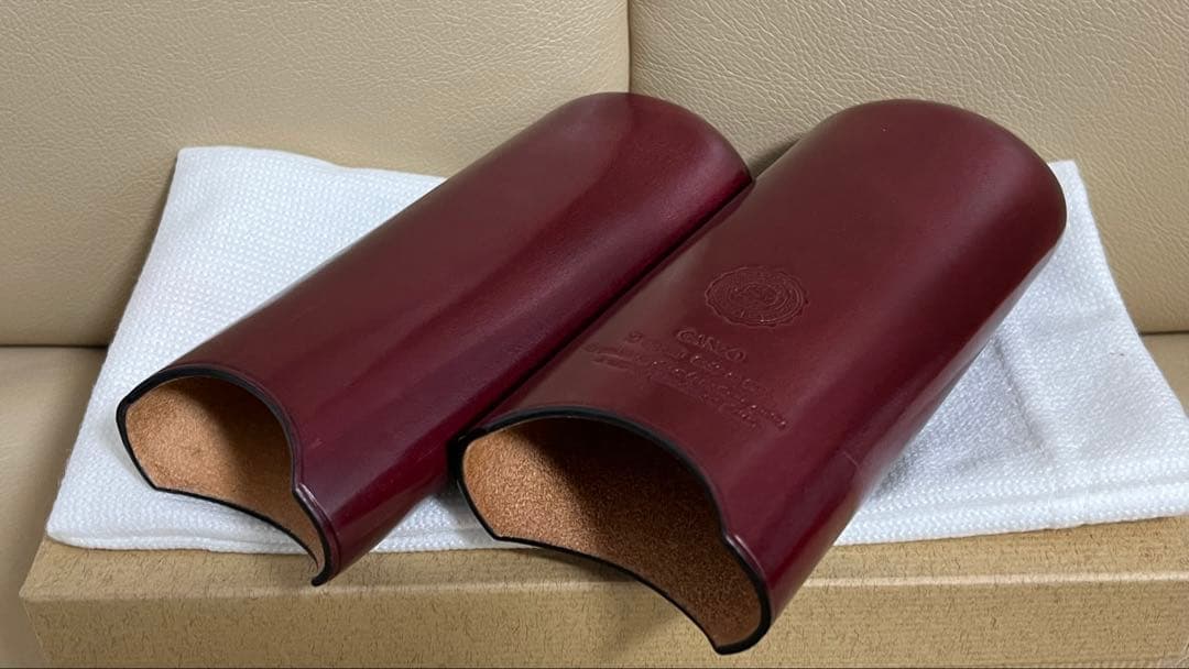 GANZO ワインレッド眼鏡・ペンケース