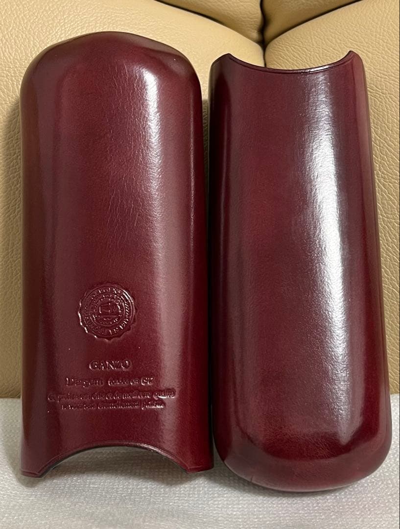 GANZO ワインレッド眼鏡・ペンケース