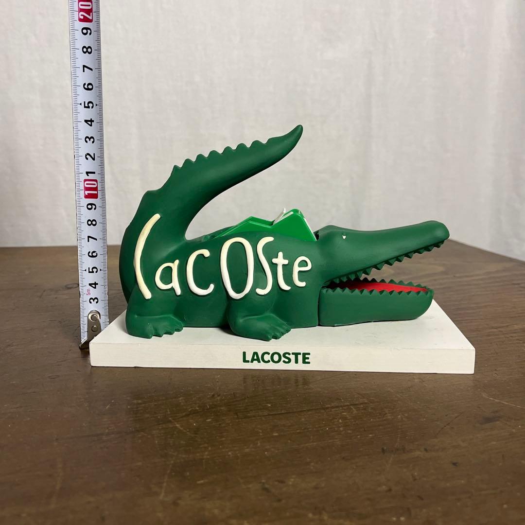 希少◾️Lacoste ラコステ テープカッター 置物 オブジェ 鰐 ワニ