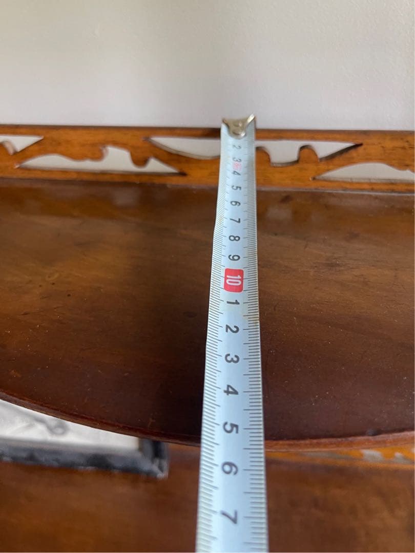 【き16】45 フランスアンティーク　ナポレオンシェルフ　シェルフ　棚