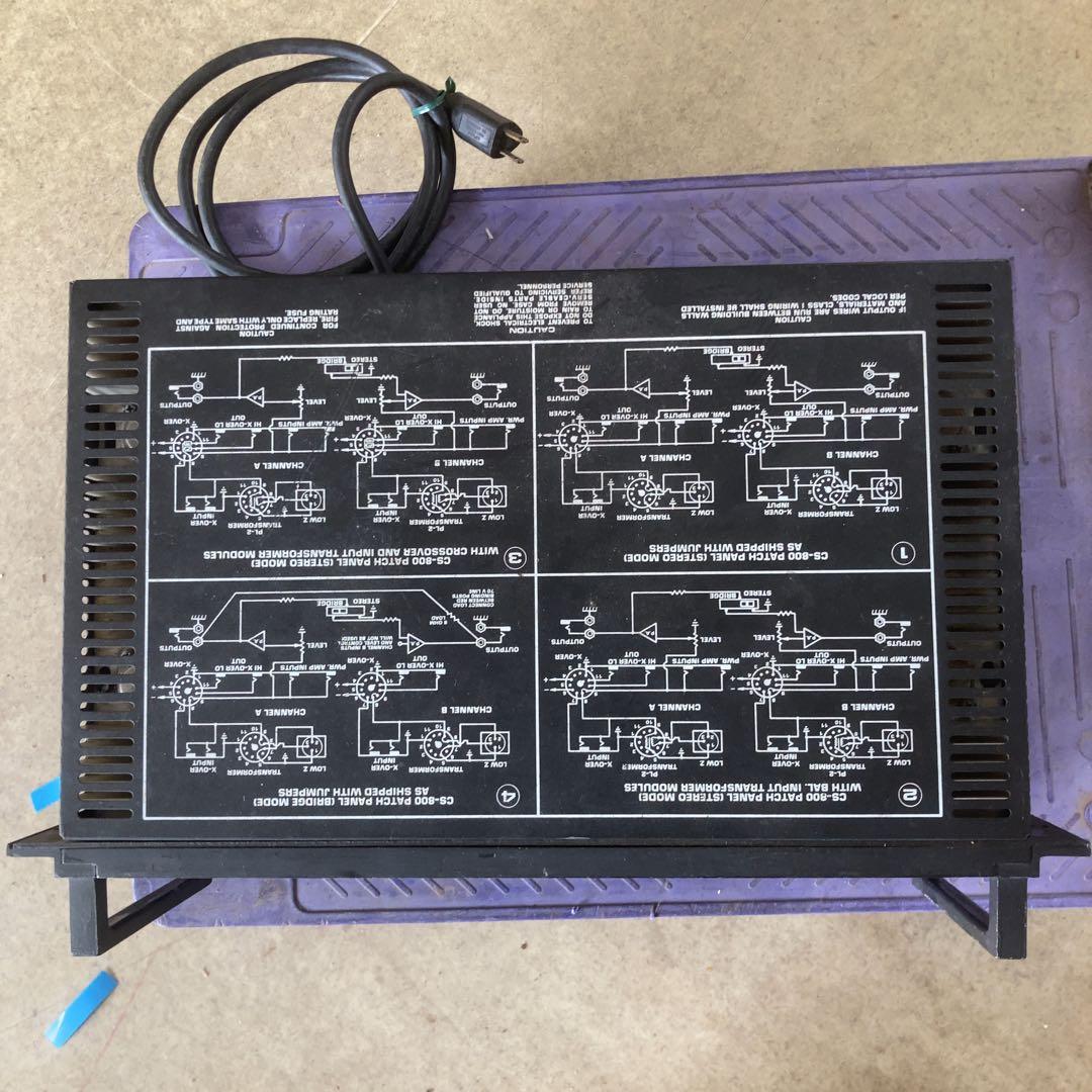 PEAVEY CS-800 ステレオパワーアンプ ピーヴィー アンプ 240W