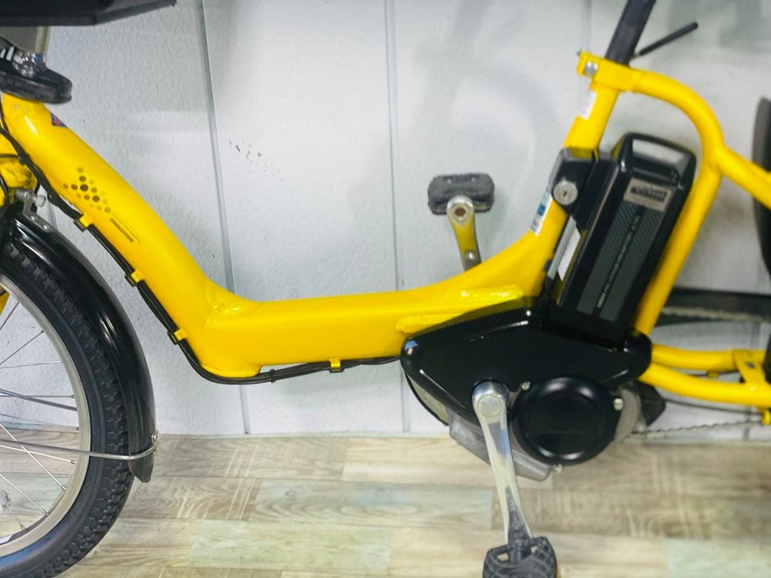 2997ブリヂストン8.7アンペア3人乗り対応子供乗せ　電動アシスト自転車