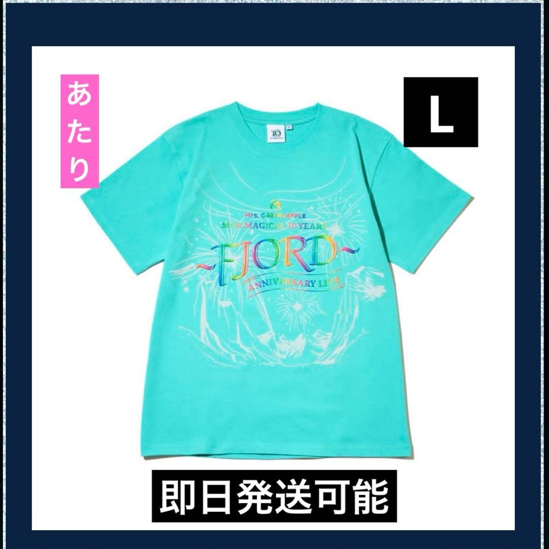 Mrs. GREEN APPLE フィヨルド アタリ あたり Tシャツグリーン