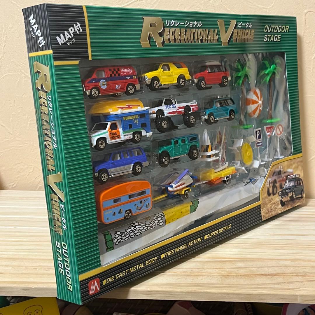 美品 モリガング リクリエーショナルVヒッジ アウトドアステージ ミニカーセット