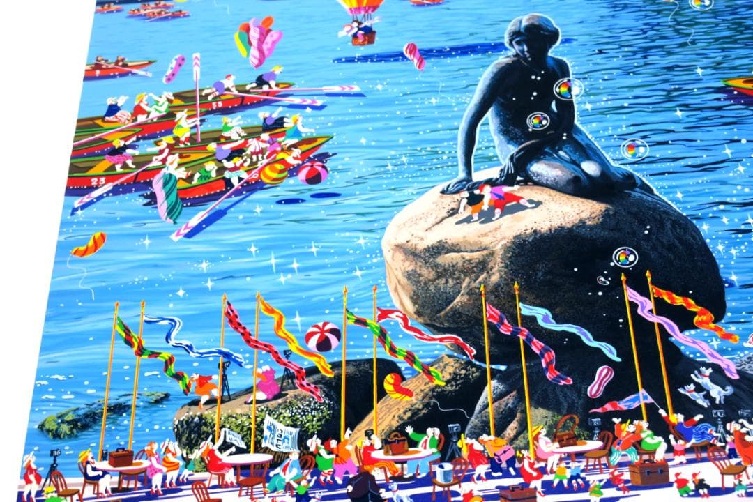 【ヒロ・ヤマガタ】　プリンセスマーメイド　シルクスクリーンシート　山形博導