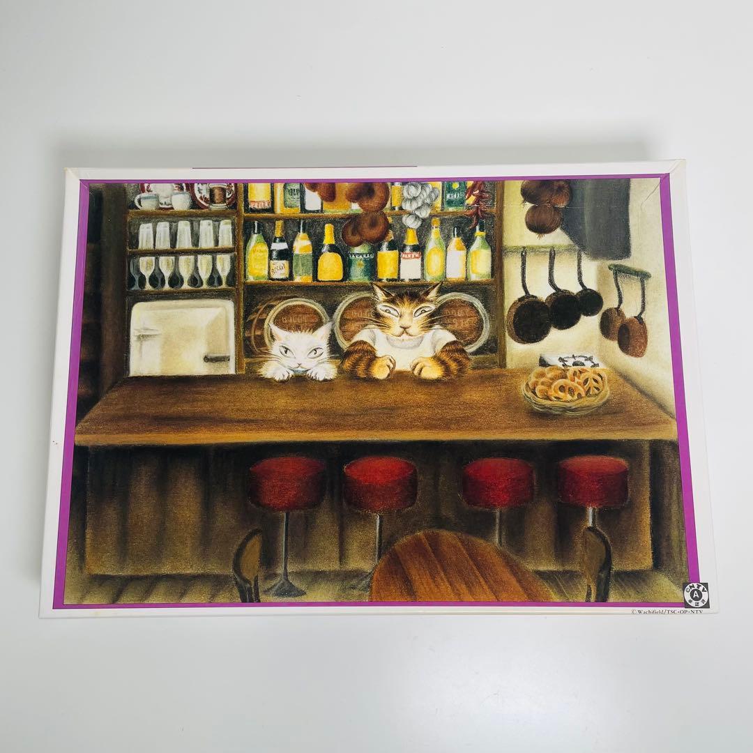 【希少】 ヨーヨーの猫つまみ パズル 『市場で買い物』 『海猫亭』 やのまん